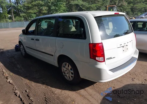 2015 Dodge Grand Caravan American Value Pkg из США, поврежденный, VIN 2C4RDGBG0FR606198